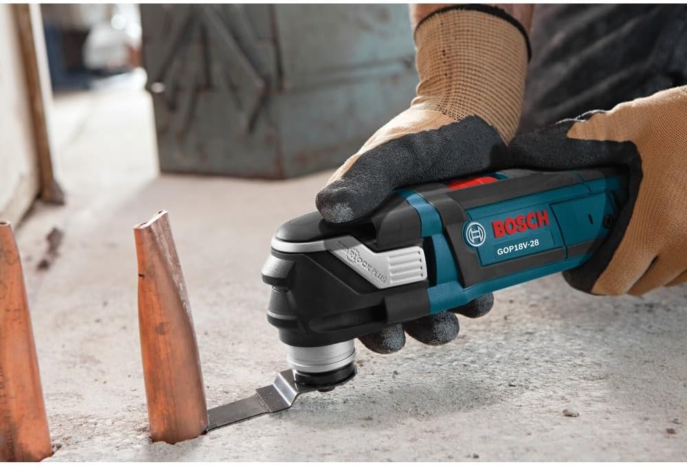 BOSCH GOP18V-28N 18V EC Brushless StarlockPlus Oscillating Multi-Tool ...