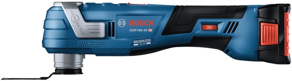 BOSCH GOP18V-34B12 18V Brushless StarlockPlus® Oscillating Multi-Tool ...