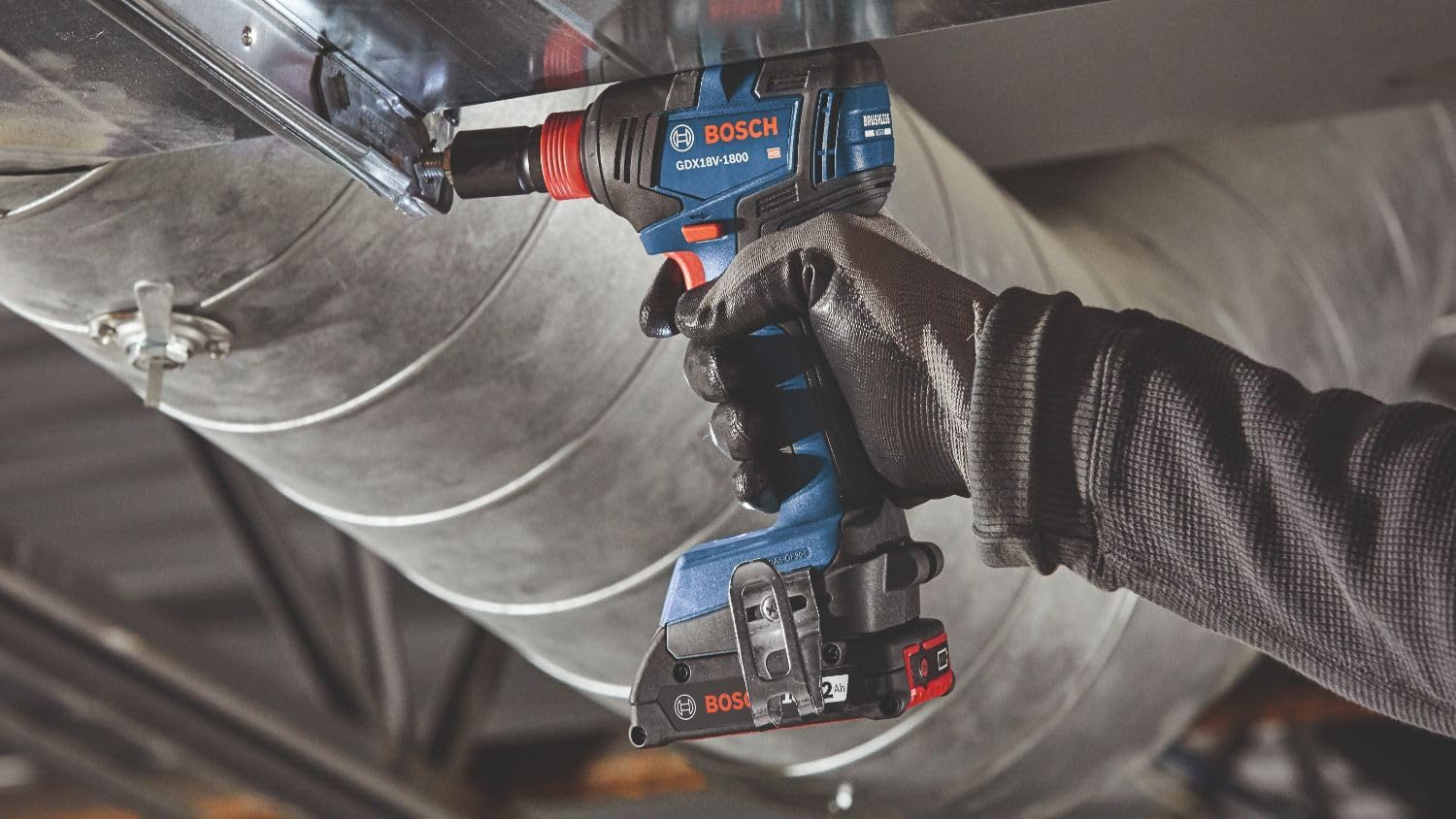 BOSCH GXL18V-240B22 18V 2-Tool Combo Kit With 1/2 In. Hammer Drill ...